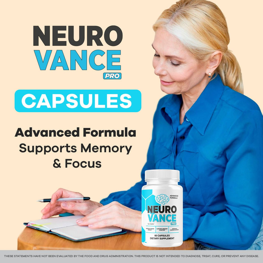LIVORKA Neuro Vance Pro capsules close-up for easy daily intake.