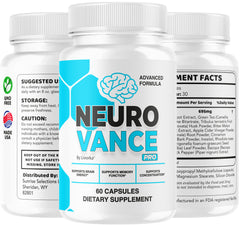LIVORKA Neuro Vance Pro ingredients label shows natural components.