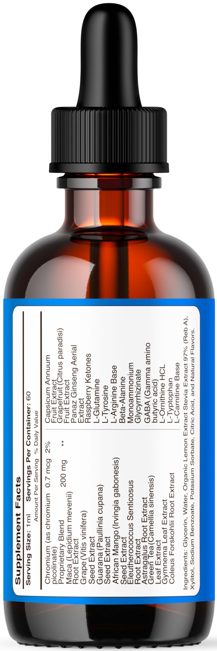 LIVORKA NeuroQuiet Drops beside a glass of water for easy intake