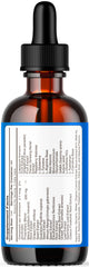 LIVORKA NeuroQuiet Drops beside a glass of water for easy intake
