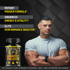 LIVORKA Nordic Power packaging showcasing natural men’s wellness formula