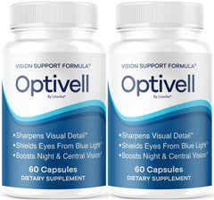 LIVORKA Optivell eye capsules bottle front view supports daily eye wellness.