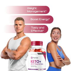 LIVORKA Premier Keto Plus ACV Gummies pack highlights convenient two-month supply.