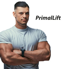 LIVORKA Primal Lift bottle cap close-up highlighting natural formula for daily vitality.