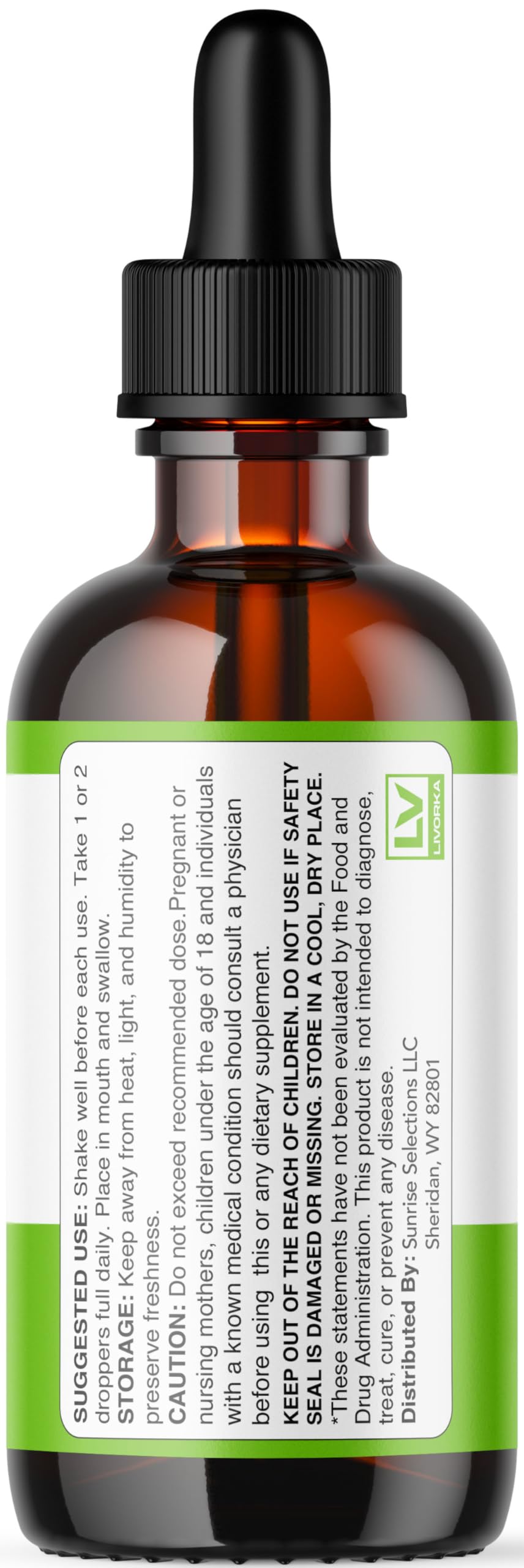 LIVORKA Prime Drops for Men packaging scene conveys premium wellness.