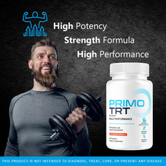 Livorka Primo TRT pills capsules outlined for easy swallow in a daily routine