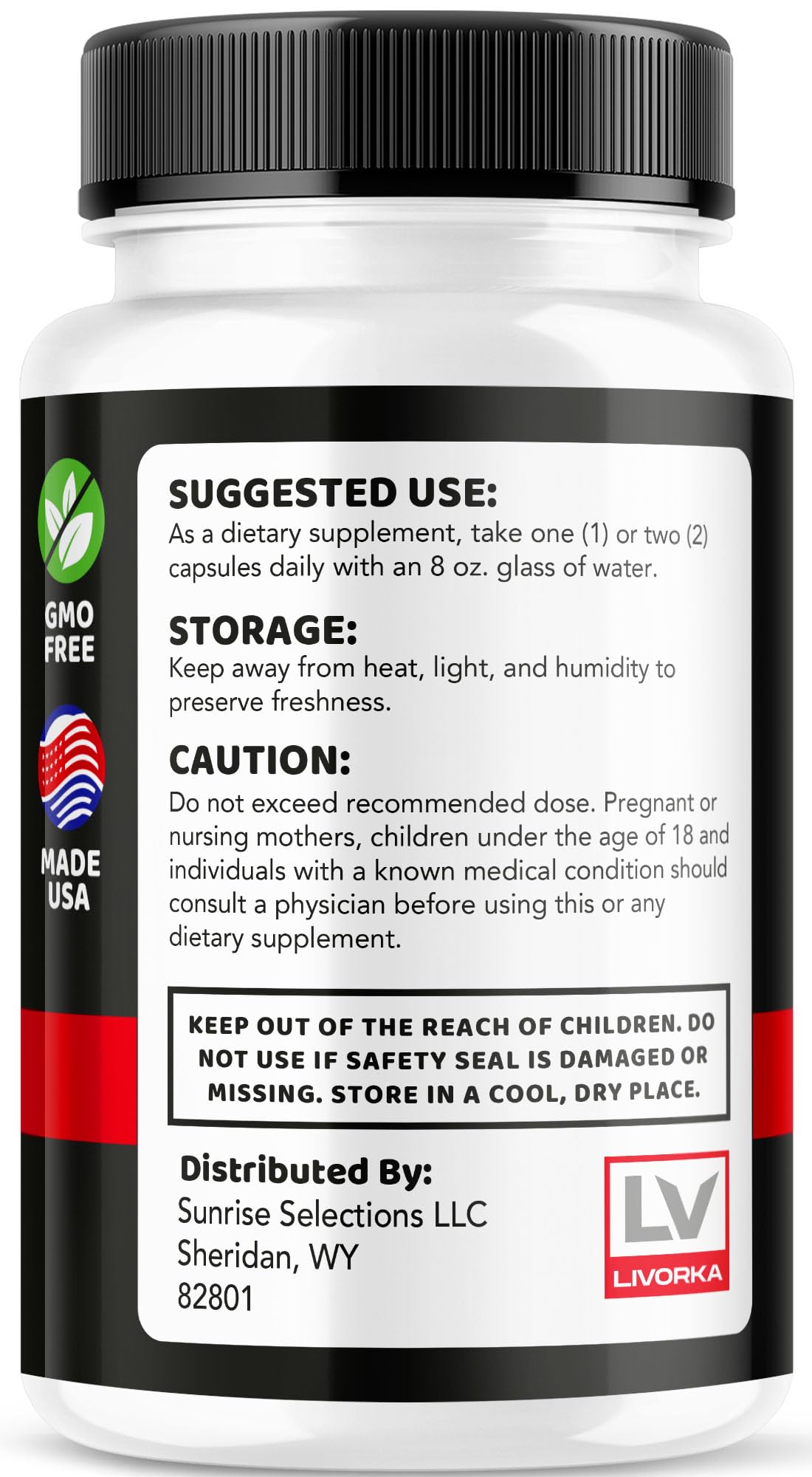 LIVORKA Prolong Power label marks the men’s supplement category