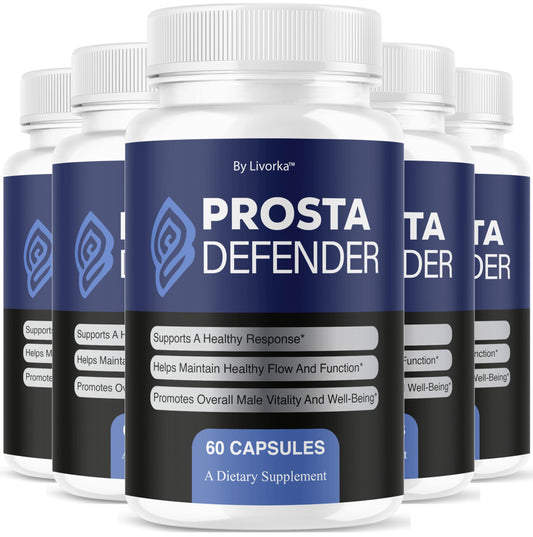LIVORKA ProstaDefender 5-pack bottle for consistent daily use.