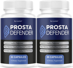LIVORKA ProstaDefender bottle front highlighting daily wellness support.