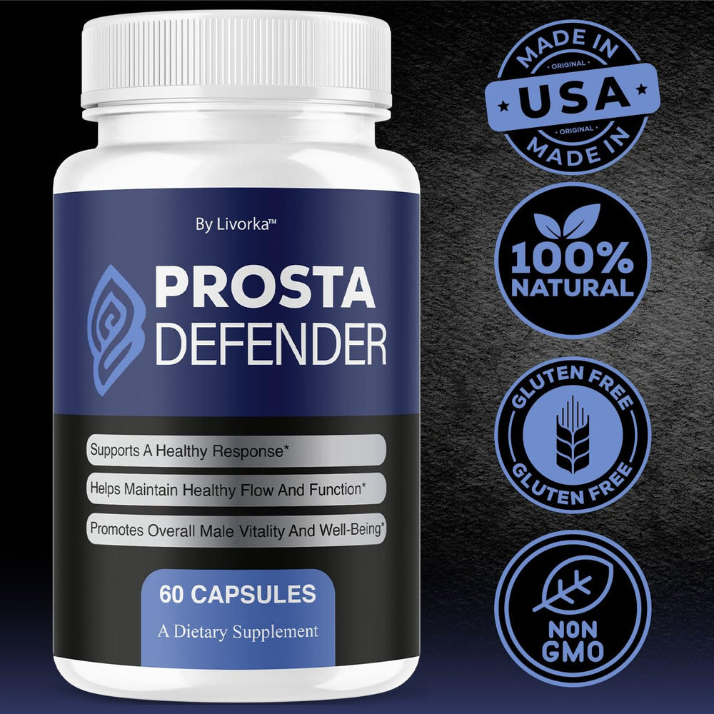 LIVORKA ProstaDefender two-pack illustration showing a two-month supply.