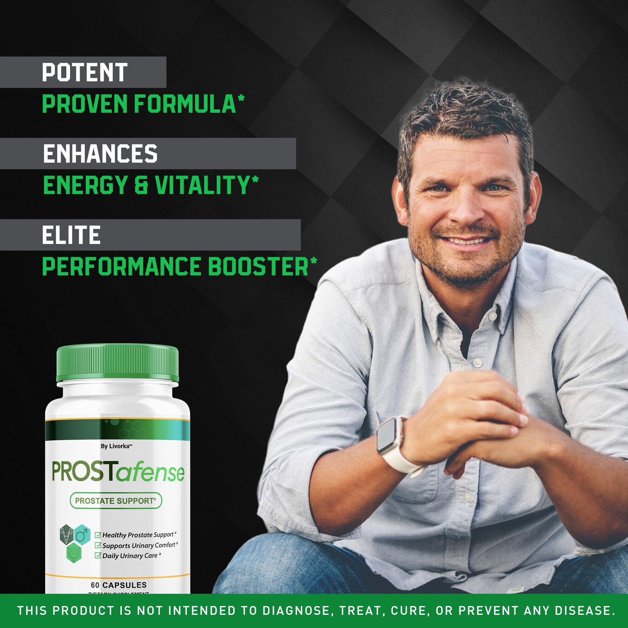 LIVORKA Prostafence maximum strength packaging indicating premium daily support