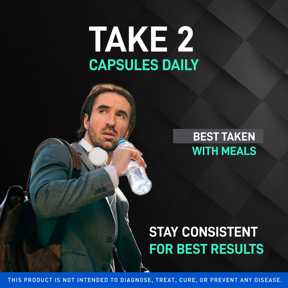 LIVORKA ProstaPrime Pro capsules in hand for convenient daily intake.