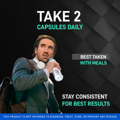 LIVORKA ProstaPrime Pro capsules held in hand for easy daily use