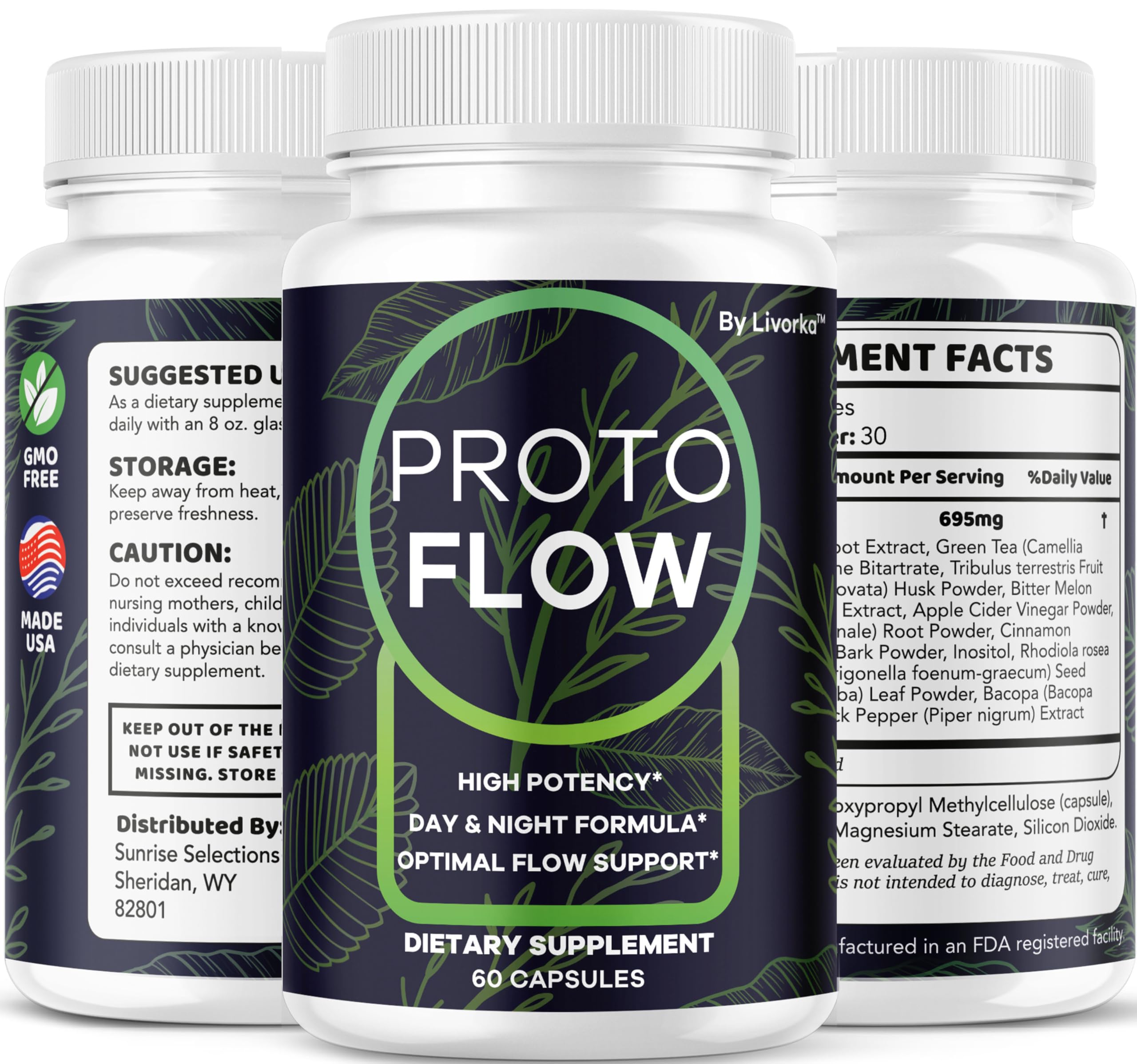 LIVORKA Proto Flow in-use scene suggests easy integration into daily wellness rituals.