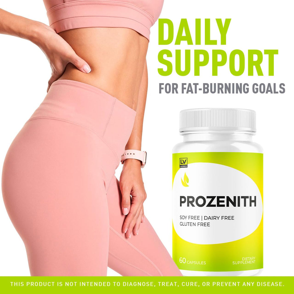 LIVORKA Prozenith Pro Capsules bottle side view showcases convenient daily use.