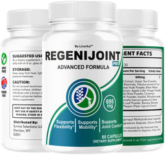 RegeniJoint packaging displayed on a shelf for a monthly supply.