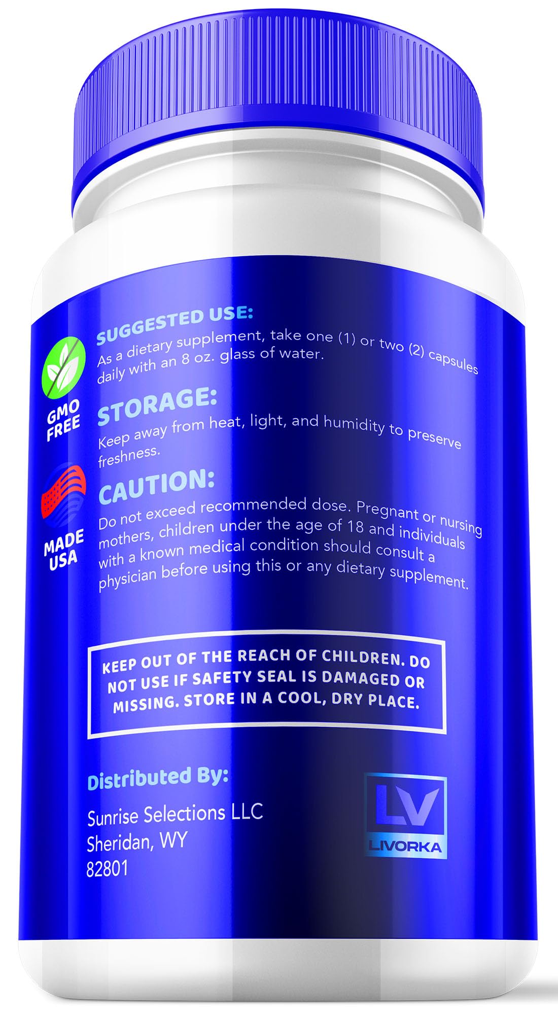 LIVORKA Renew capsules closeup highlights easy-to-take capsules for daily wellness.