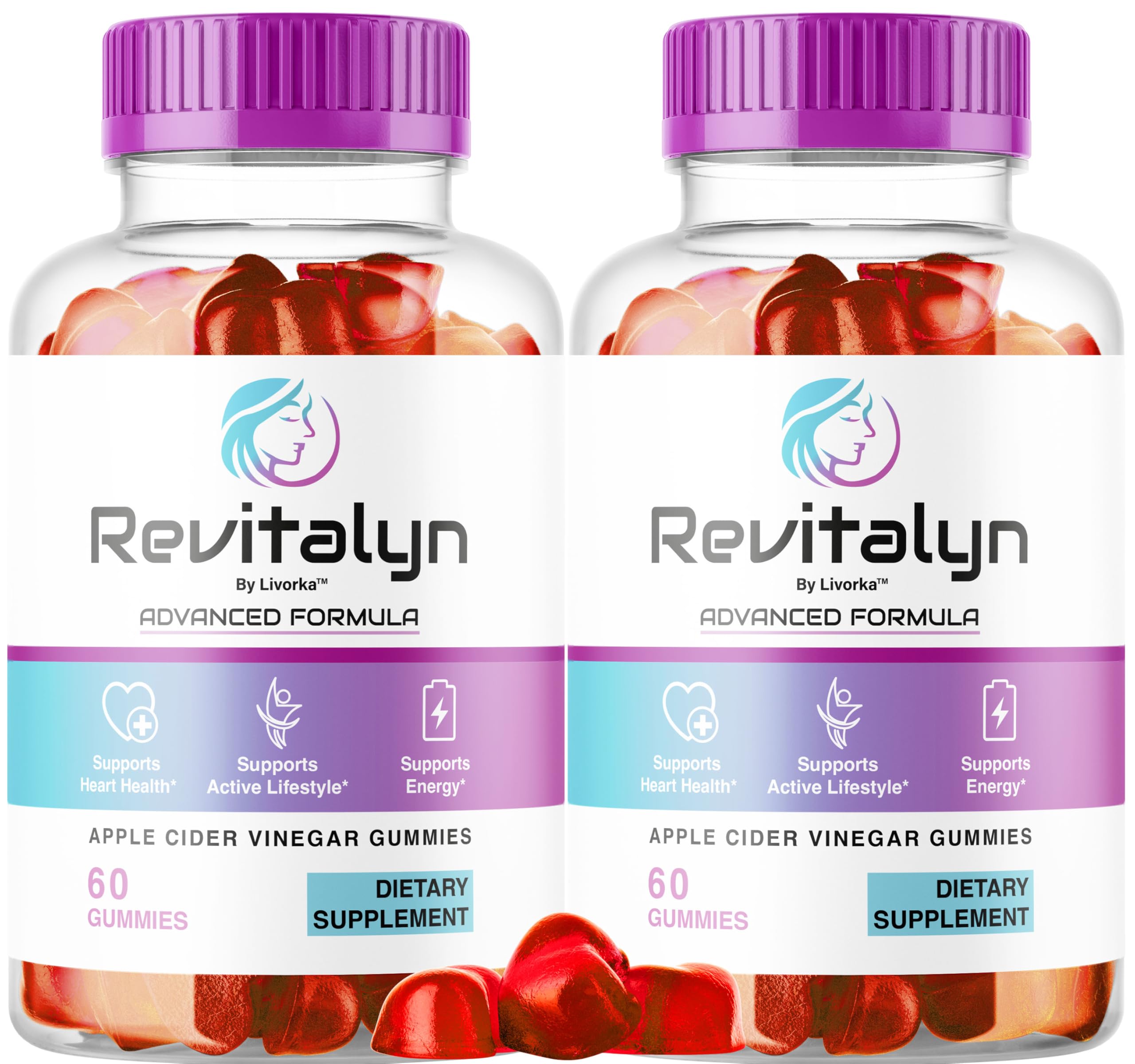 LIVORKA Revitalyn gummies packaging for convenient daily skin support