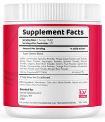 LIVORKA SaltBurn Powder label close-up, easy daily use guidance.