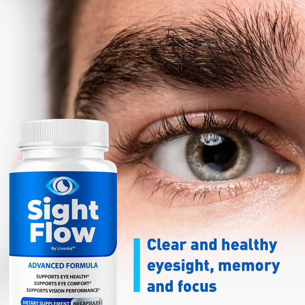 LIVORKA Sight Flow label close-up with directions and ingredient highlights