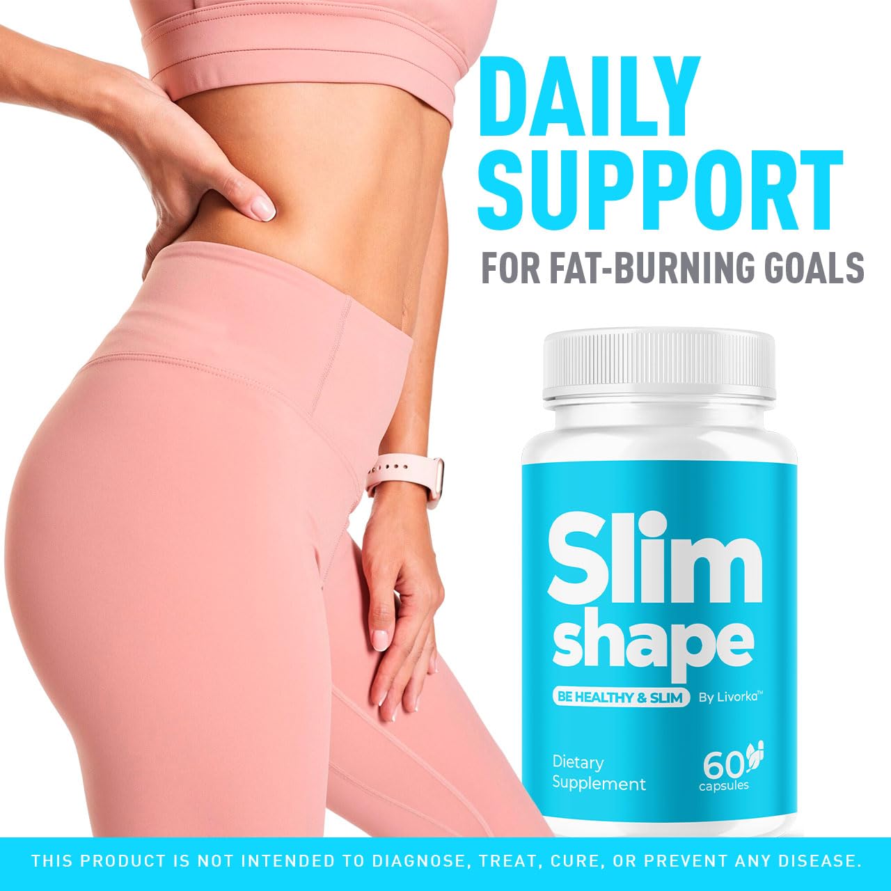 LIVORKA SlimShape bottle back label with supplement details