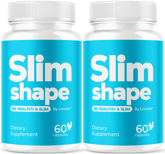LIVORKA SlimShape bottle front highlighting all-natural wellness