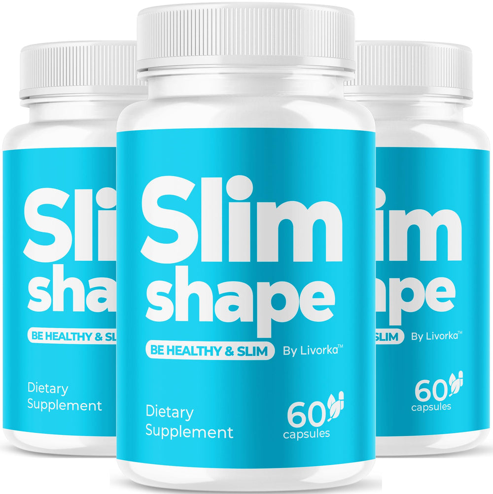 Livorka SlimShape bottle-front view supports daily wellness with premium natural ingredients.