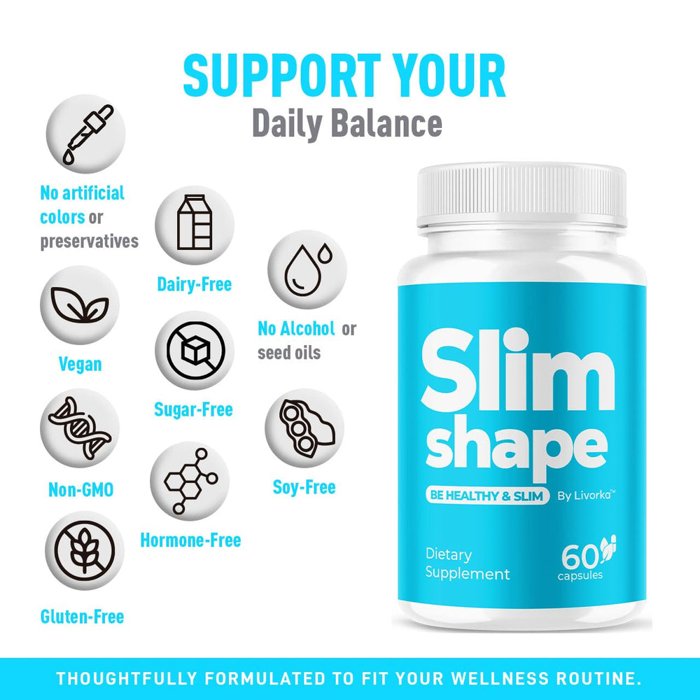 LIVORKA SlimShape capsules in hand suggest portable wellness on the go