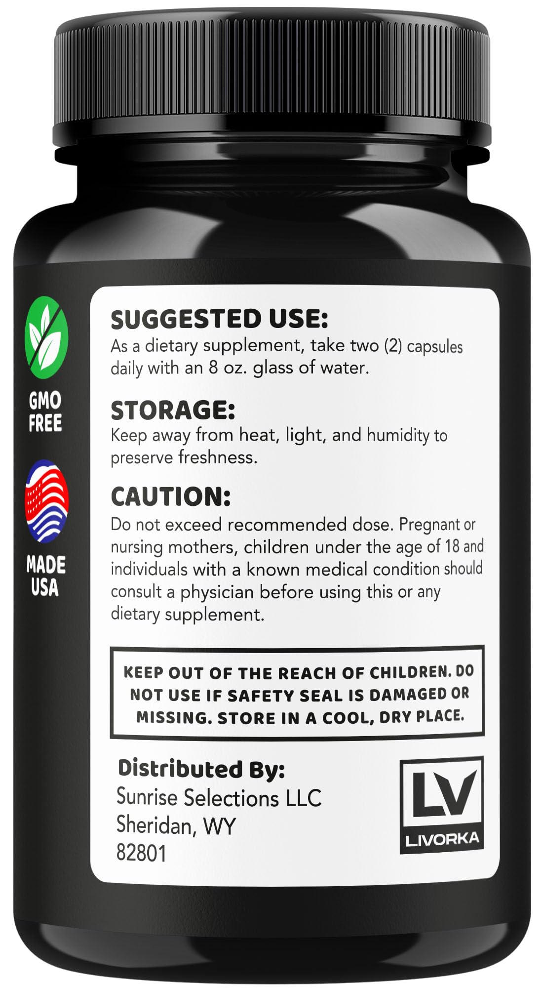 Livorka Strong Flow two-month supply sits on shelf