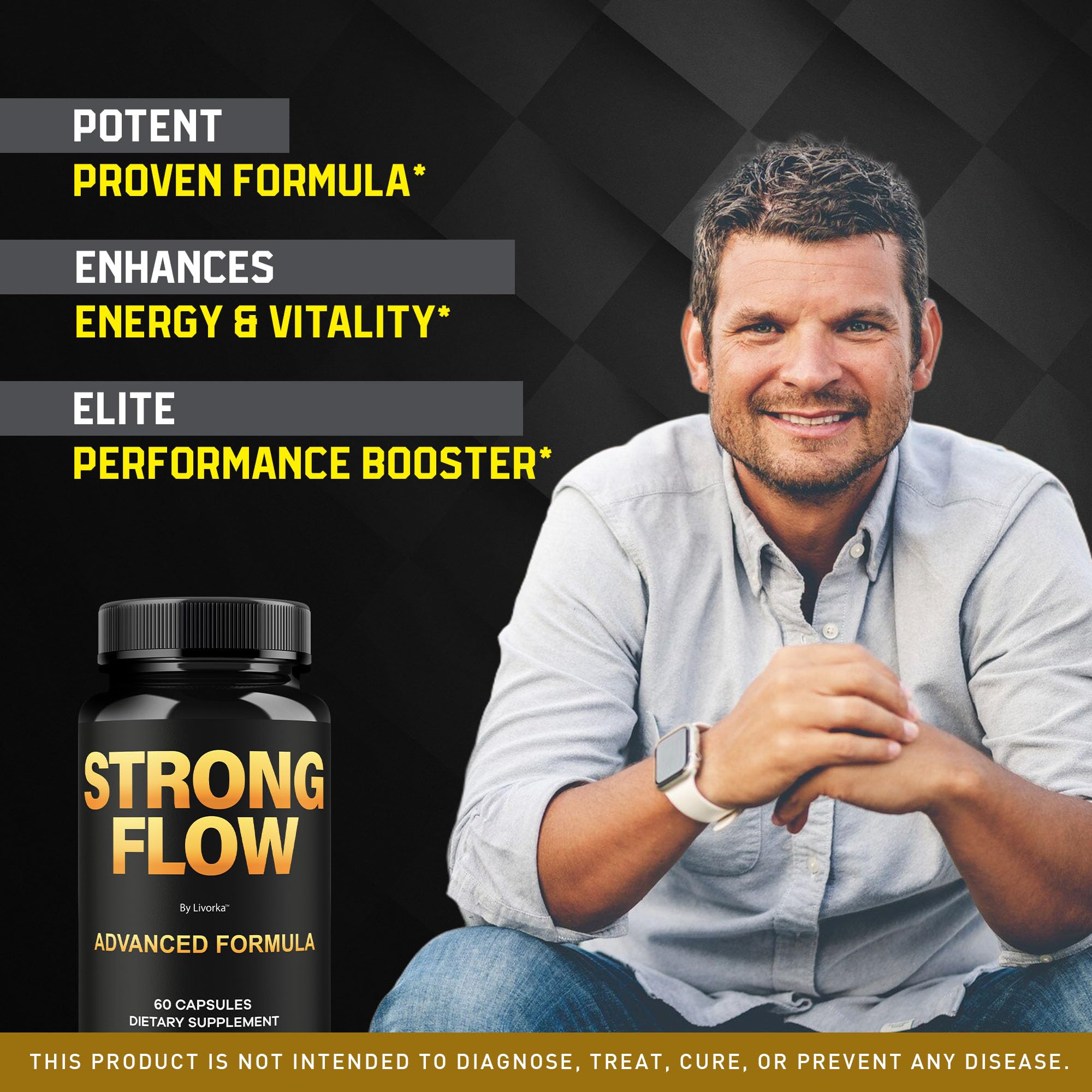 LIVORKA Strong Flow 3-pack bottles for an easy, ongoing routine.