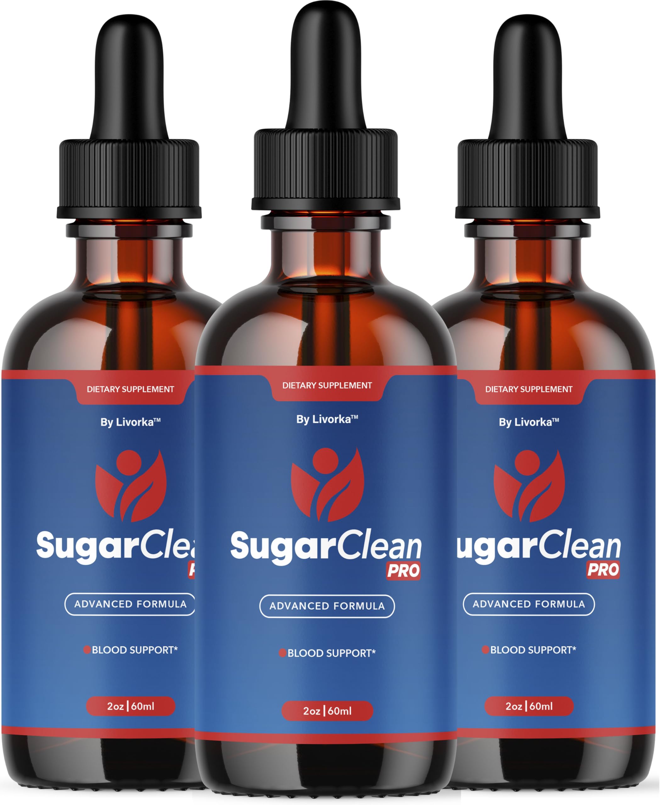 LIVORKA Sugar Clean Pro Drops bottle shown for easy daily use and premium hydration support