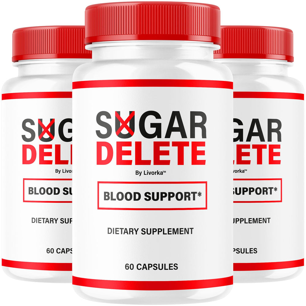 LIVORKA Sugar Delete capsules 3-pack bottle for easy daily routine.