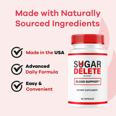 LIVORKA Sugar Delete Capsules ingredient blend illustration