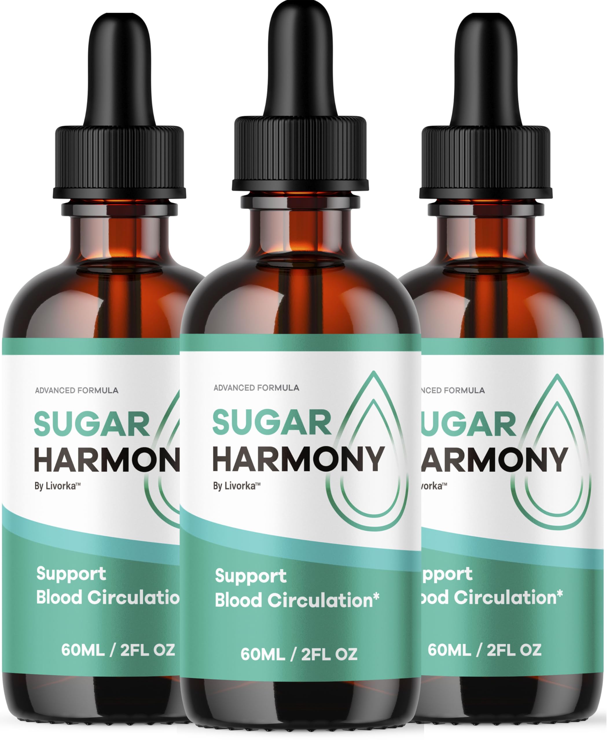 LIVORKA Sugar Harmony Drops bottle for daily wellness routine.