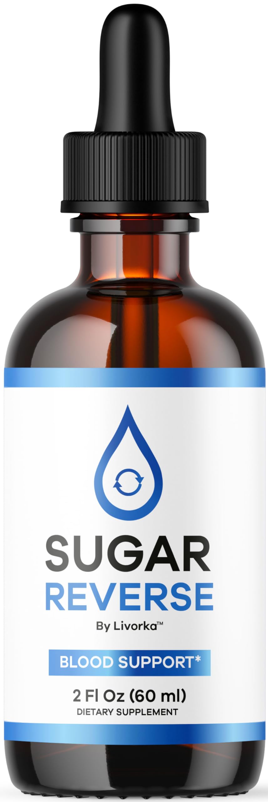 LIVORKA Sugar Reverse bottle front for easy daily use.