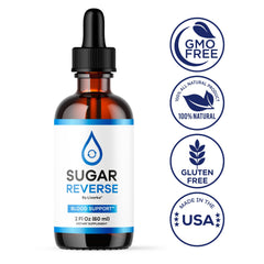 LIVORKA Sugar Reverse ingredients graphic outlines key components.