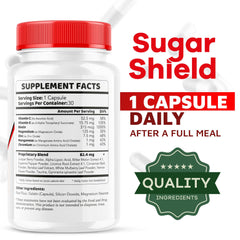 LIVORKA Sugar Shield capsules pack displays compact all-natural formula.