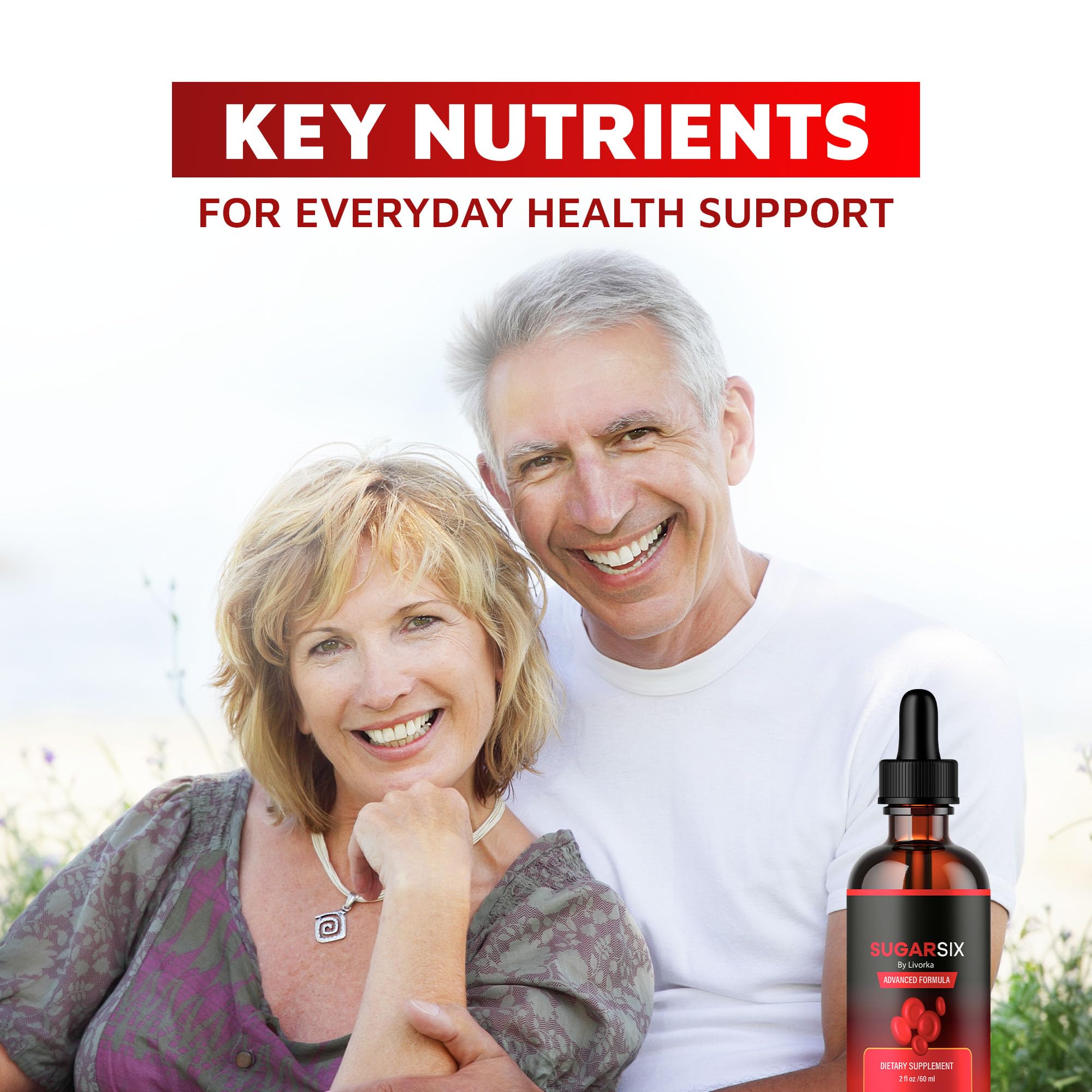 LIVORKA Sugar Six Formula bottle for balanced daily support
