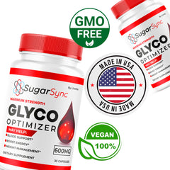 Livorka Sugar Sync Glyco bottle showing easy one-capsule daily use