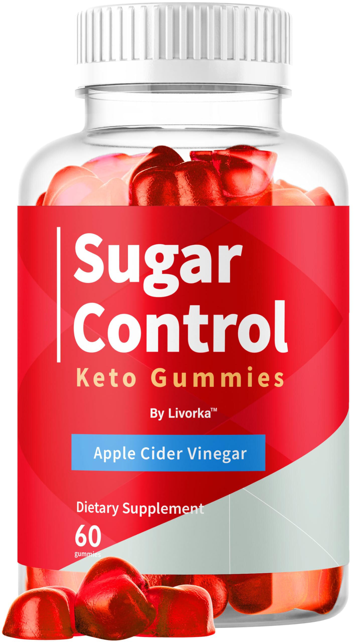 LIVORKA SugarControl Keto Gummies bottle for convenient daily supplement.