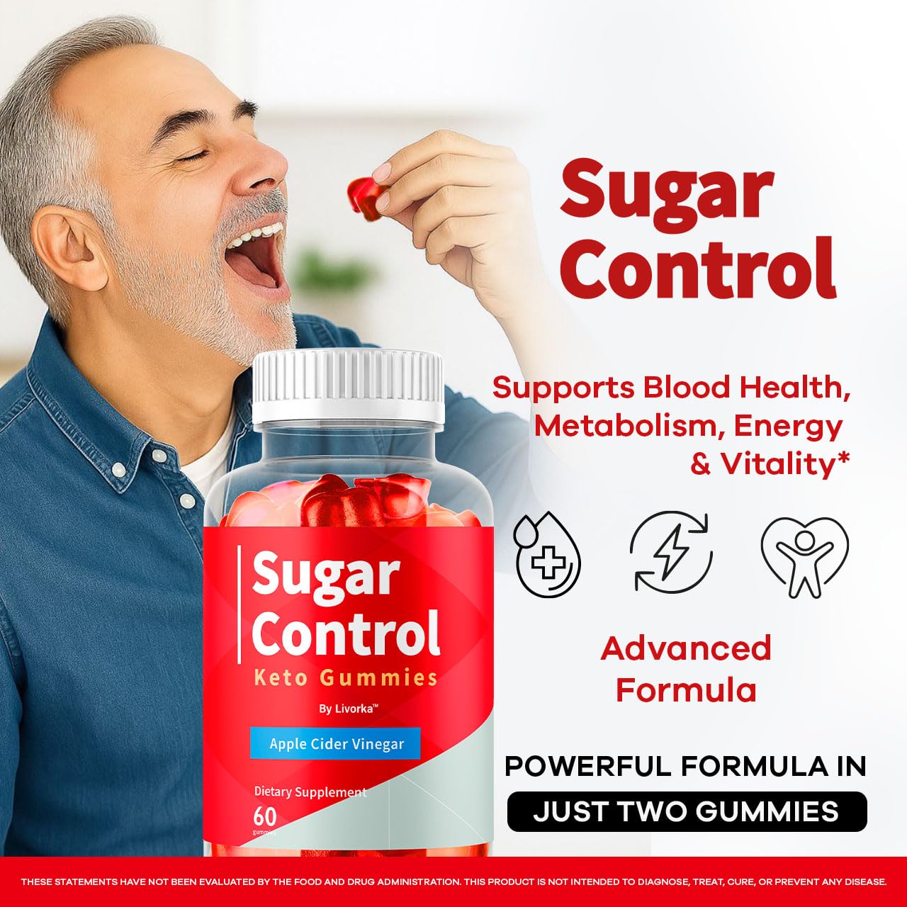 LIVORKA SugarControl Keto Gummies jar for daily wellbeing routine.