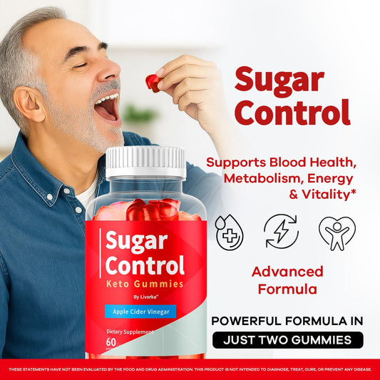 LIVORKA SugarControl Keto Gummies jar for daily wellbeing routine.