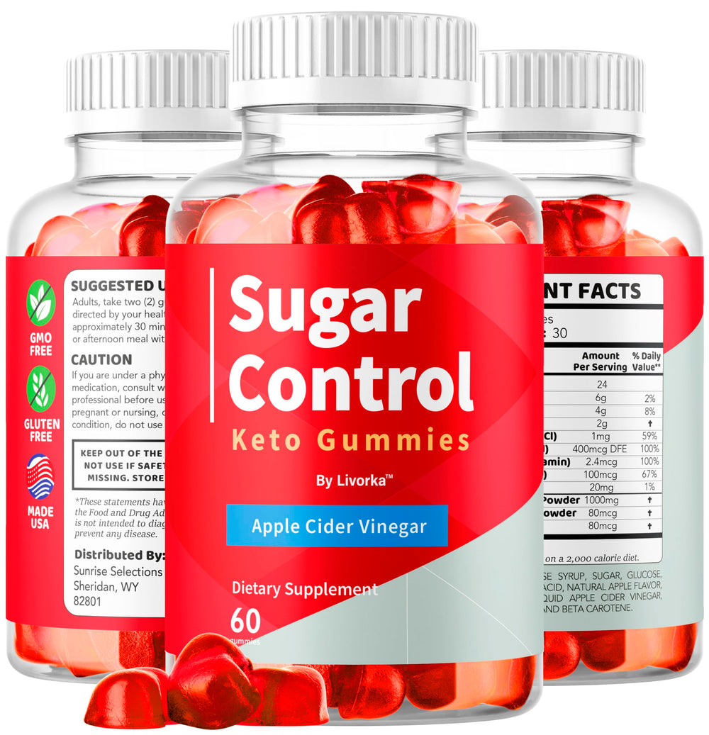 LIVORKA SugarControl nutrition panel emphasizes serving details and ingredients.