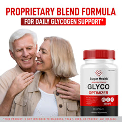 Ingredients panel of SugarHealth Glyco Optimizer showing natural formula