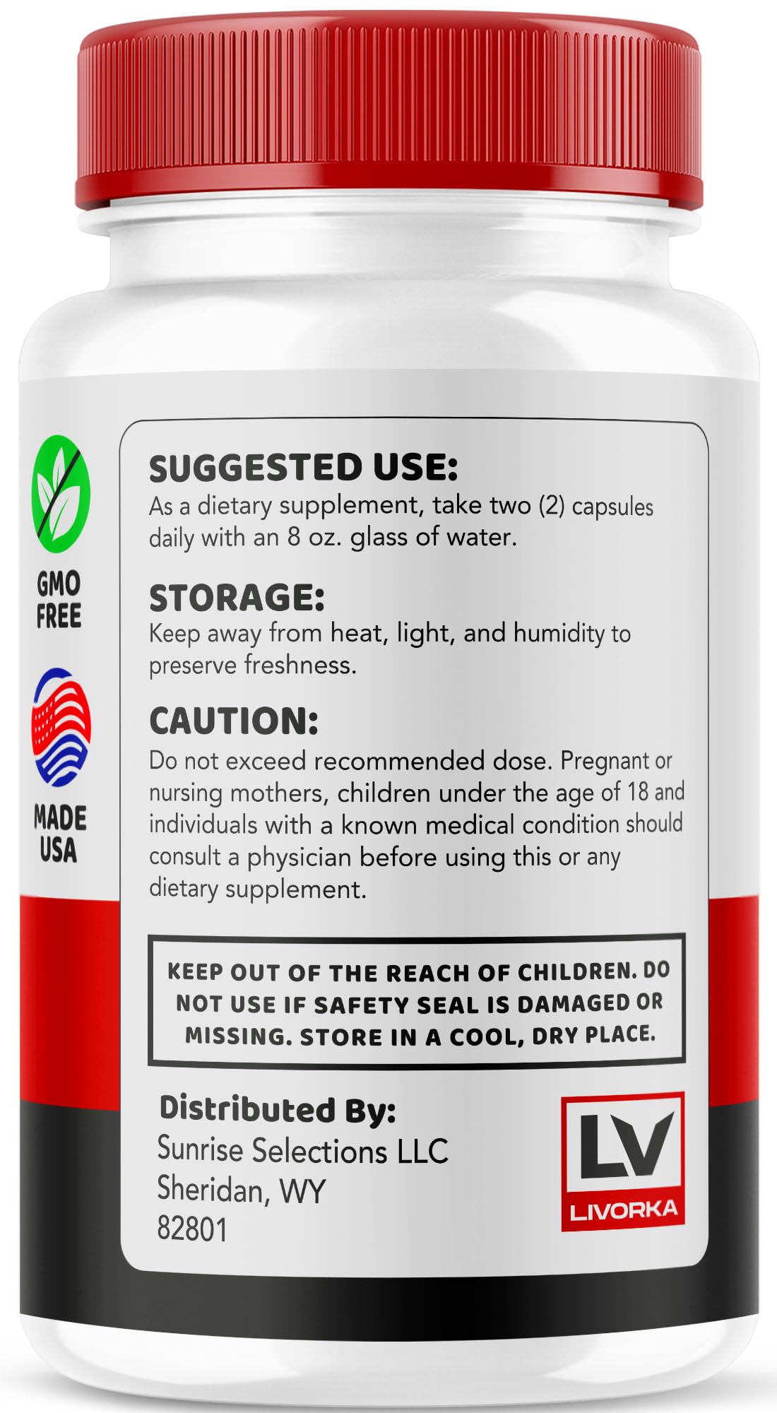Capsules poured from LIVORKA Glyco Optimizer bottle for routine supplementation