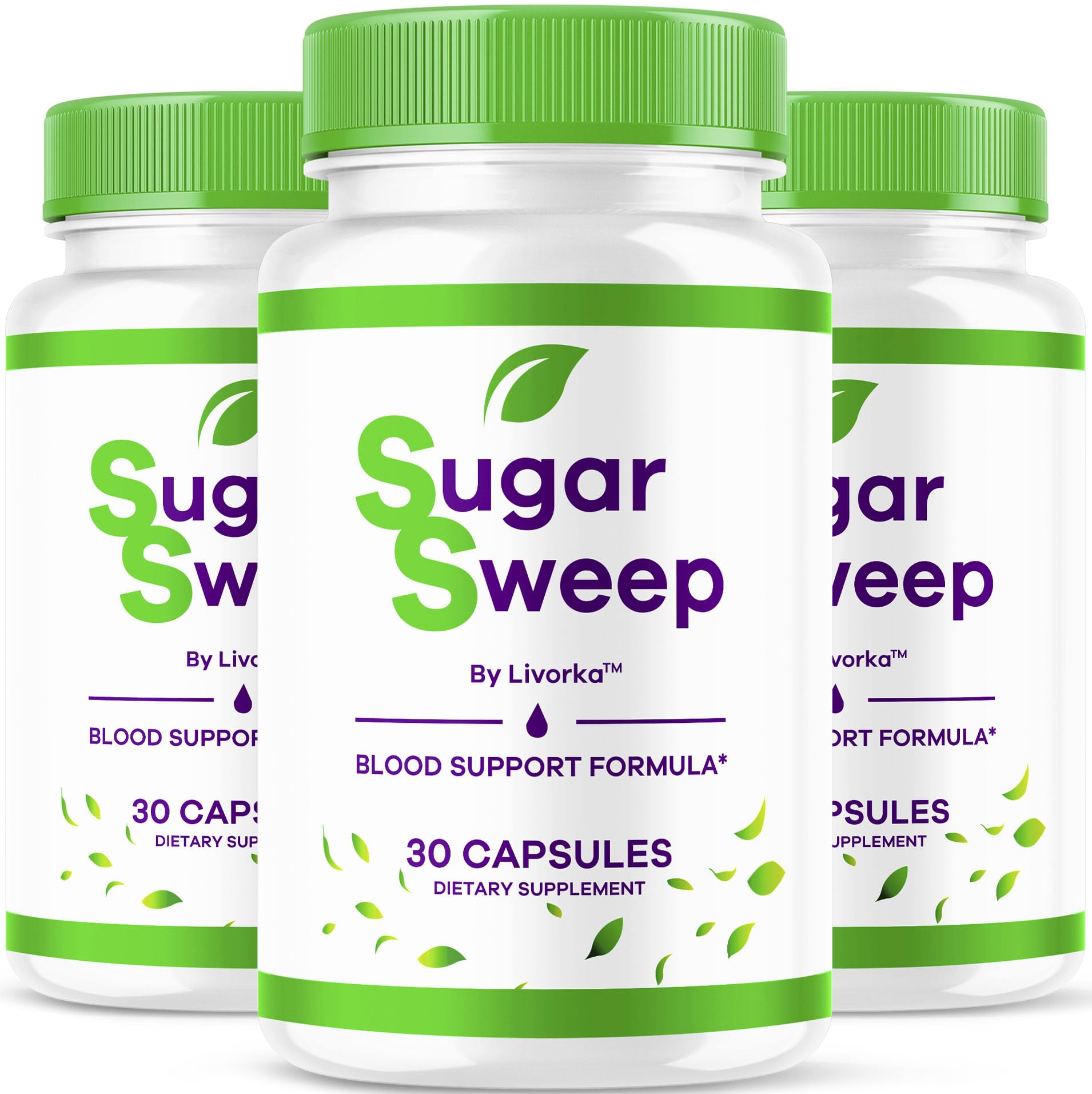 LIVORKA SugarSweep capsules bottle front for daily wellness