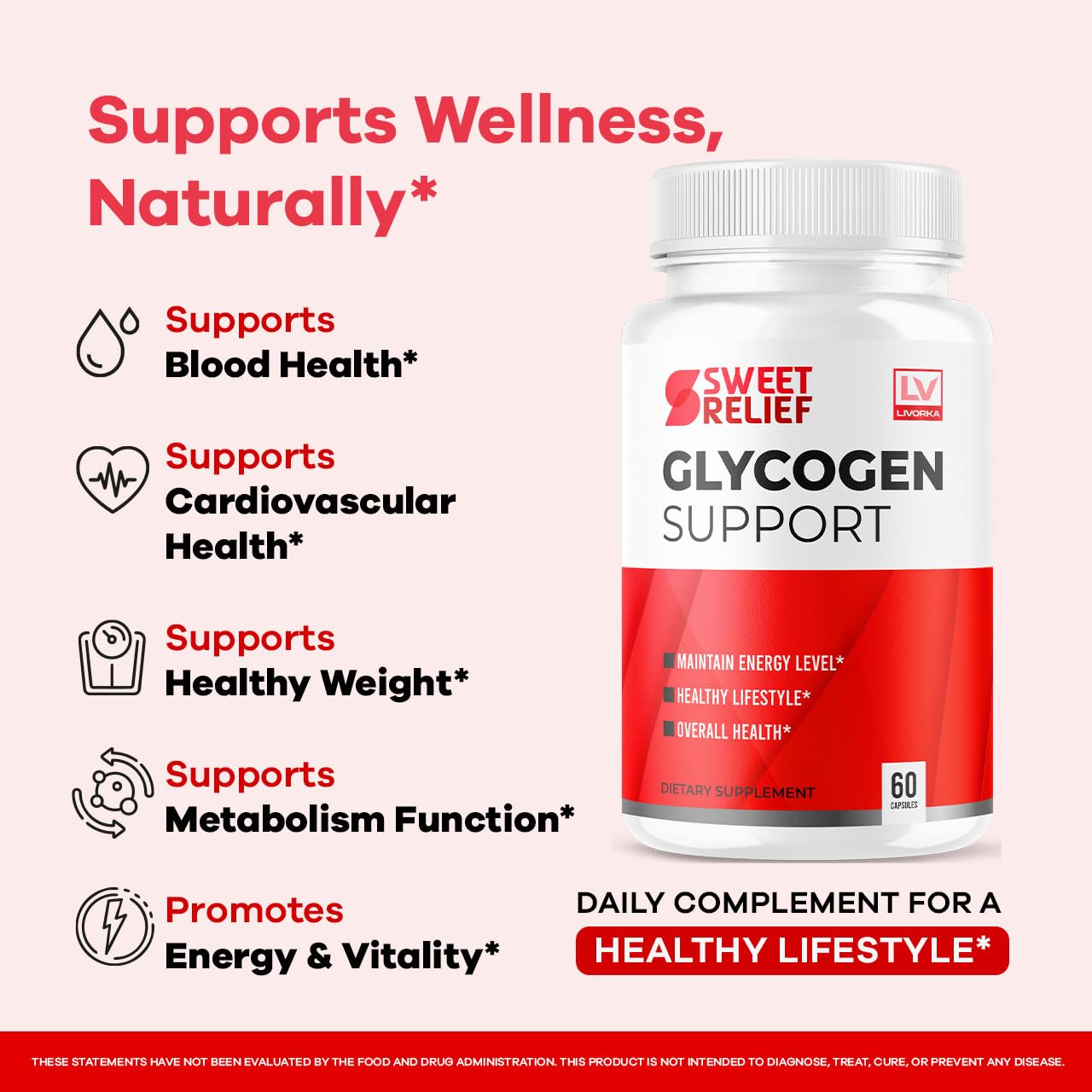 LIVORKA Sweet Relief packaging box communicates official premium status