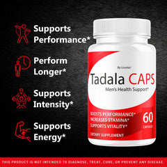 LIVORKA TadalaCaps pills close-up for easy daily use.