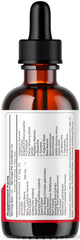 LIVORKA Tadala Drops Pro natural ingredients highlighted in clear label.