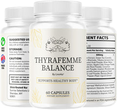 LIVORKA ThyraFemme Balance bottle in sleek lifestyle packaging for convenient daily use.